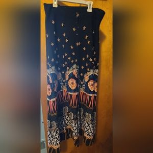 Express floral maxi skirt